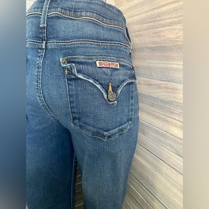 Hudson Collin Mid Rise Skinny Jeans 30